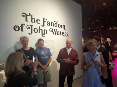 "The Fandom of John Waters" exhibit at the Academy Museum of Motion Pictures in Los Angeles. Photo by Ed Gunts.