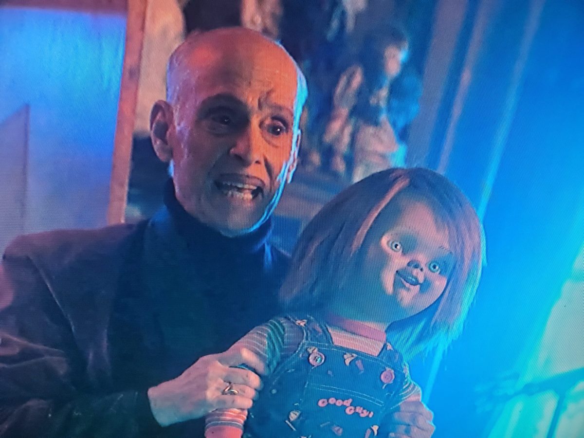 John Waters in "Chucky."