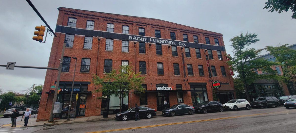 The Bagby Building at Fleet and Exeter streets will be the future home of Baltimore Sun Media's newsroom. Photo by Ed Gunts.