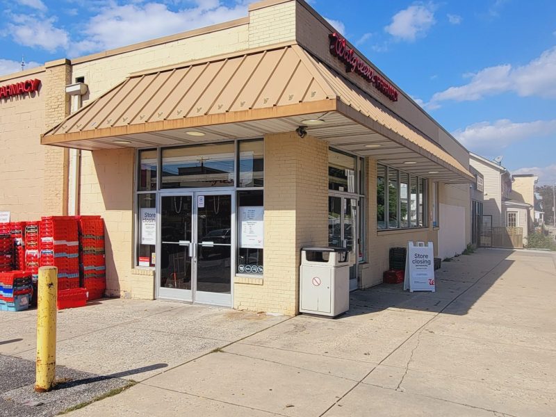 Walgreens's Hampden store will close permanently Nov. 12, 2024. Photo by Ed Gunts.