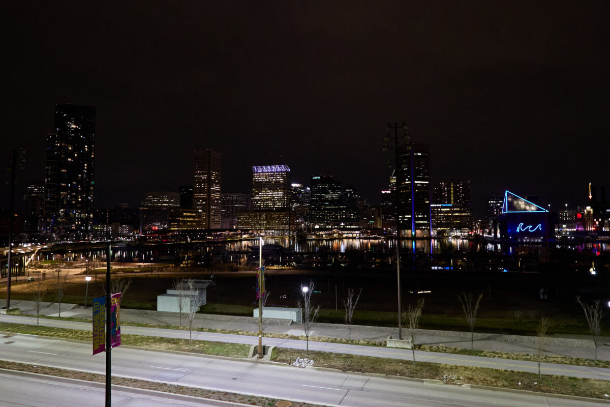 Baltimore skyline from Federal Hill. (Anthony McCray for Technical.ly)