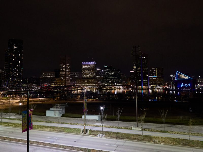 Baltimore skyline from Federal Hill. (Anthony McCray for Technical.ly)