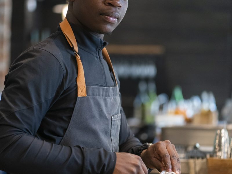 Darron Thomison, 19, has mastered the art of oyster shucking after graduating from the Academy for College and Career Exploration. (Credit: True Chesapeake Oyster Co.)