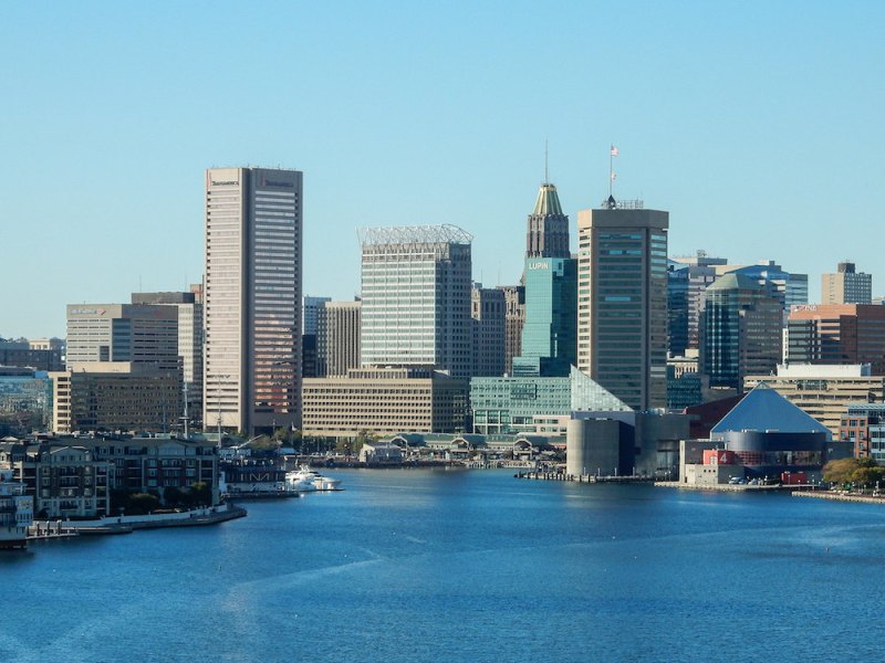 Downtown Baltimore's skyline. (Photo by Flickr user Ferd Brundick, used via a Creative Commons license)