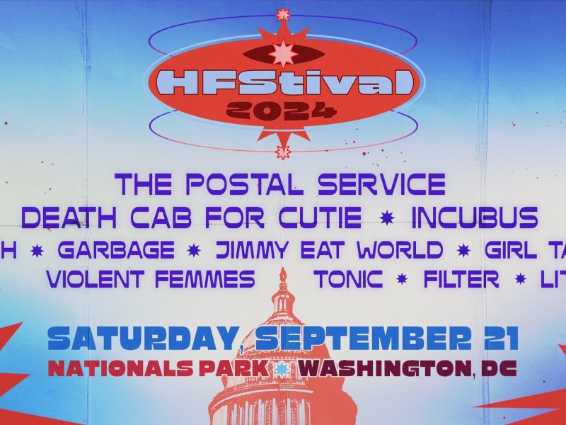 The lineup for the HFStival on Sept. 21. Image courtesy of 9:30 Club.