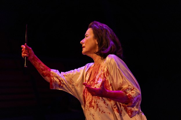 Isabelle Anderson in Chesapeake Shakespeare Company's "The Oresteia." Photo by Kiirstn Pagan Photography.