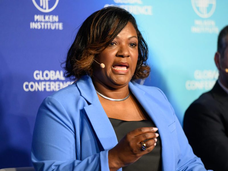 Teresa Hodge speaks at the 2024 Milken Institute Global Conference. (Courtesy photo)