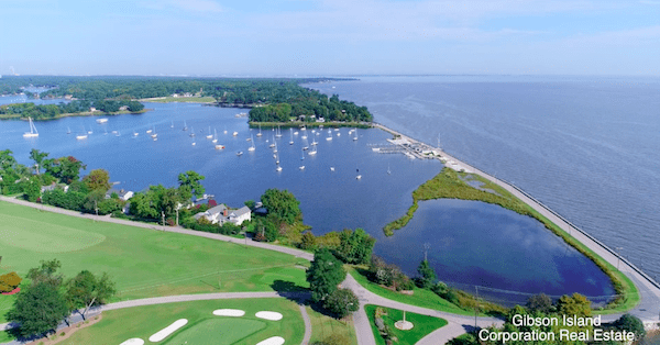 Gibson Island Aerial shot 2