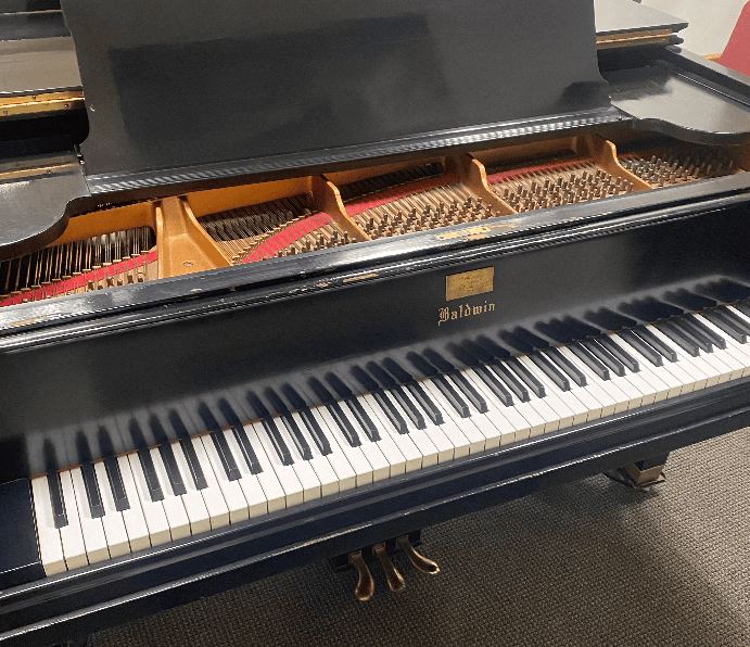 keyboard of a grand piano