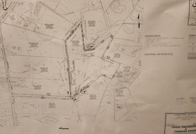 planning map of go-kart track and property